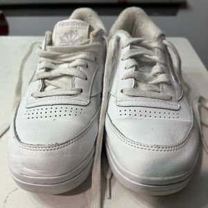 Reebok Club C sneaker; white; women’s size 8